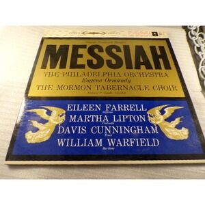 Handel Messiah Philadelphia Orchestra Eugene Ormandy Columbia Masterworks Vinyl